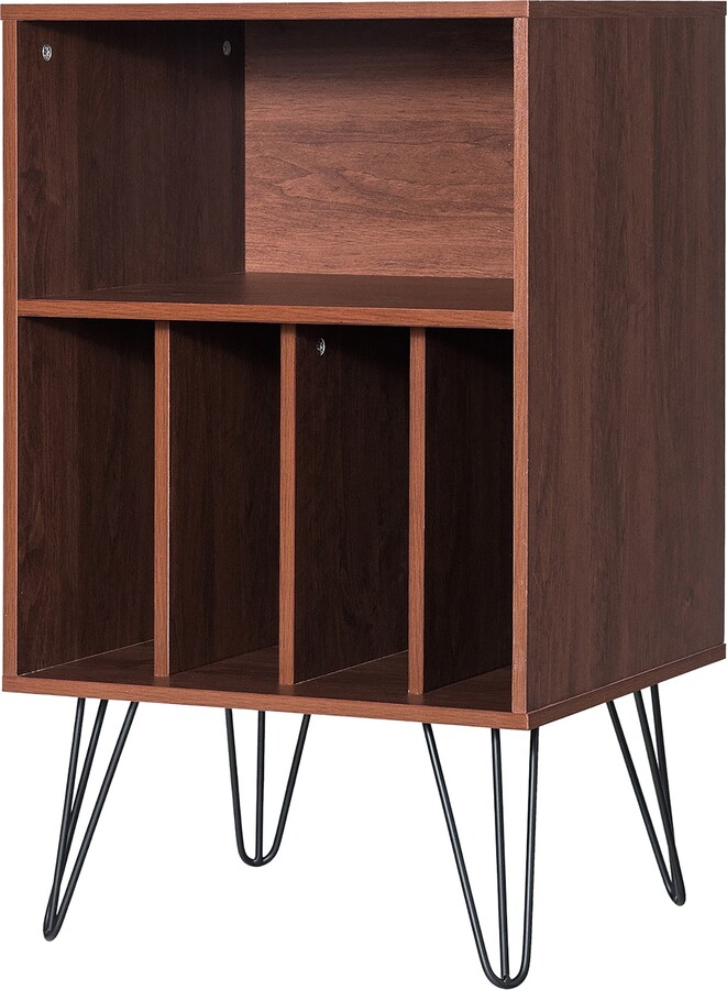 End Table Free Standing Record Player Stand Turntable Storage