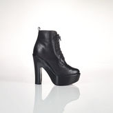 Thumbnail for your product : Polo Ralph Lauren Calfskin Heeled Bootie