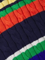 Thumbnail for your product : Polo Ralph Lauren Multicolor Striped Cable-Knit Sweater