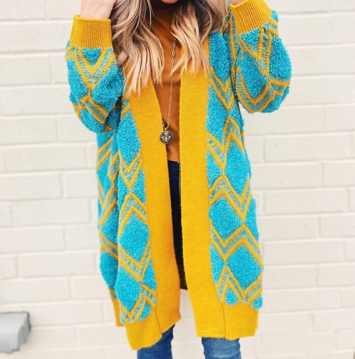 Mustard Cardigan Sweater | ShopStyle