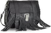 Thumbnail for your product : Proenza Schouler PS1 Black Leather Fringe Pouch