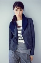 Thumbnail for your product : Vince Variegated Breton Stripe Boatneck Top