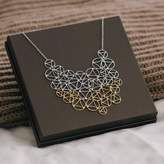 Thumbnail for your product : Arabel Lebrusan Gold And Silver Lace Two Tone Necklace