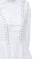 Thumbnail for your product : Rochas Cotton poplin mini dress w/ laces