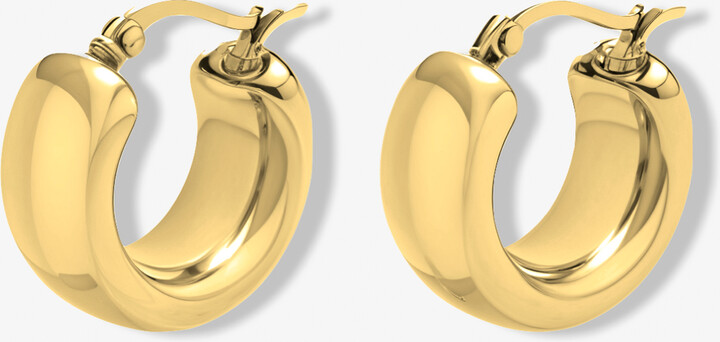 BEN ONI Polished Bold Huggie Hoops