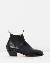 Thumbnail for your product : R.M. Williams Women's Black Chelsea Boots - Womens Adelaide Cuban Heel Boots