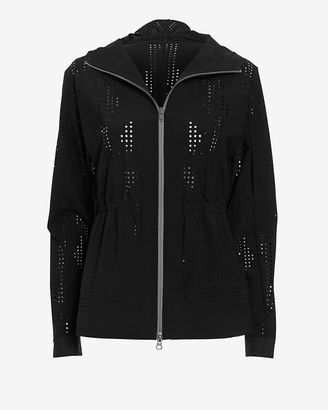 Theory + Laser Cut Zip Front Jacket