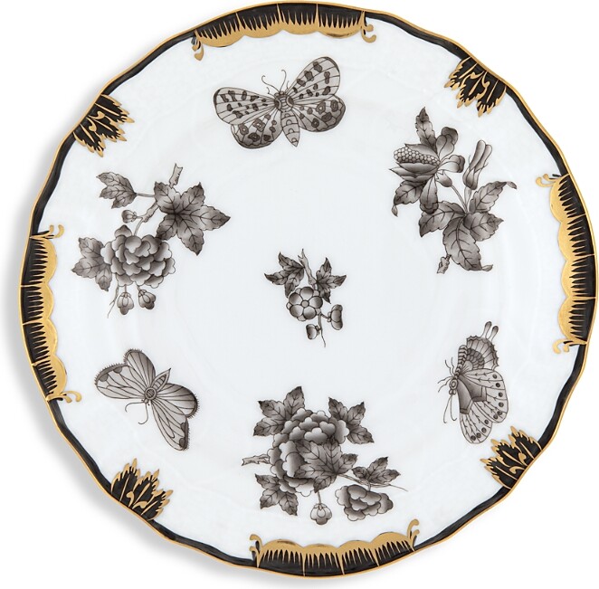 Herend Butterfly Bread and Butter Plate