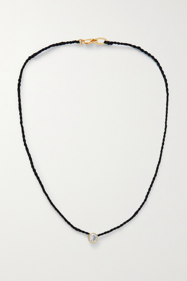 Roxanne Assoulin The Solo Goldtone, Cotton And Crystal Necklace