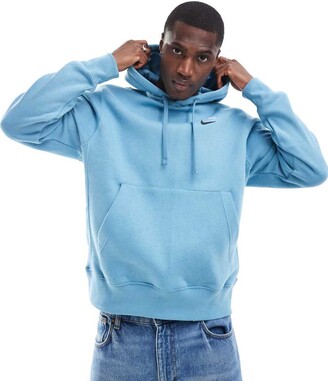 nike club printed hoodie