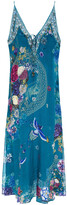 Thumbnail for your product : Camilla Crystal-embellished Printed Silk Crepe De Chine Midi Slip Dress