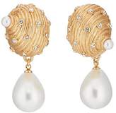 Thumbnail for your product : Kenneth Jay Lane WOMEN'S IMITATION-PEARL DROP EARRINGS - GOLD
