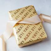 Thumbnail for your product : PRETTY GIFTED '21st Birthday' Personalised Luxury Wrapping Paper