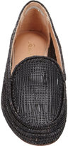 Thumbnail for your product : Robert Clergerie Old Robert Clergerie Gracia Raffia Loafers