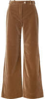 Thumbnail for your product : Acne Studios Cotton-velvet Wide-leg Pants - Camel
