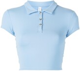 Thumbnail for your product : Alo Yoga Short-Sleeve Cropped Polo Shirt