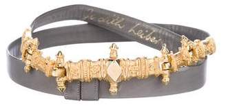Judith Leiber Embellished Waist Belt