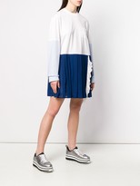 Thumbnail for your product : Prada Shirt Sleeve Panelled Dress