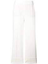 Thumbnail for your product : Incotex wide leg cropped trousers
