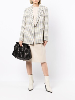 PortsPURE Double-Breasted Checked Blazer