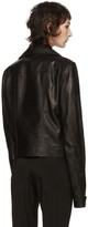 Thumbnail for your product : Rick Owens Black Leather Dracubiker Jacket