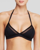 Thumbnail for your product : Vitamin A Black Neoprene Ursula Bralette Top