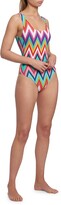 Thumbnail for your product : Missoni Zigzag One-Piece Swimsuit