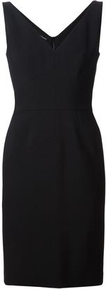 Narciso Rodriguez v-neck fitted dress