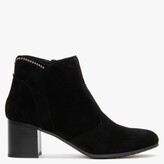 Thumbnail for your product : Daniel Lupos Black Suede Studded Ankle Boots