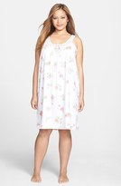 Thumbnail for your product : Carole Hochman Designs 'Tropic Ditsy' Short Jersey Nightgown (Plus Size)