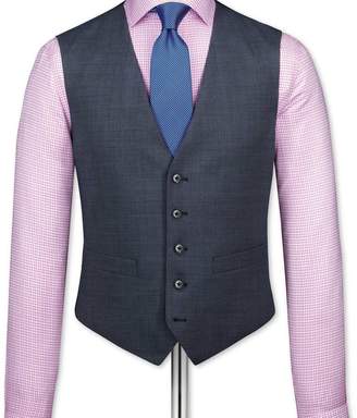 Charles Tyrwhitt Airforce blue end-on-end business suit vest