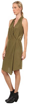 Thumbnail for your product : Tibi Solid Heavy Silk CDC Halter Draped Dress