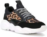 Thumbnail for your product : Moschino leopard print trainers