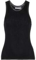 T By Alexander Wang Knitted Slub-Jersey Top