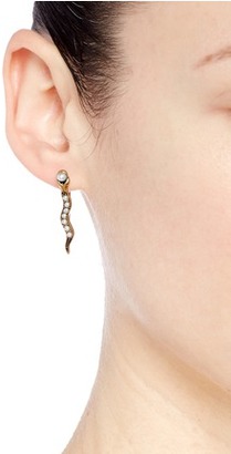 Nobrand 'Serpentine' creeper earrings