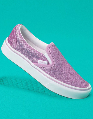 Vans Glitter Comfycush Slip-On Juniors Shoes - ShopStyle