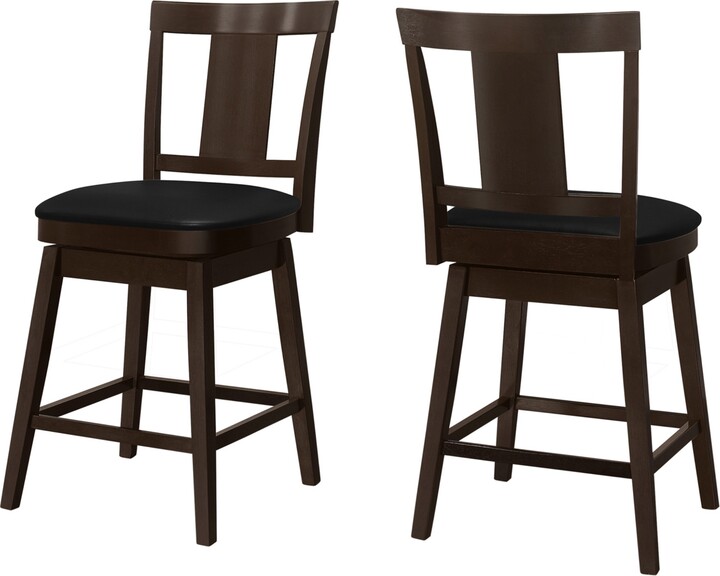 Monarch Specialties Counter Height Stool with Swivel, Set of 2 ShopStyle