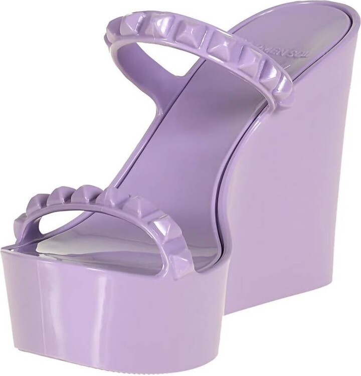 Carmen Sol Women's Tonino Platform Wedge Sandals In Violet