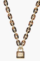 Thumbnail for your product : MICHAEL Michael Kors Michael Kors 'Motif Brilliance' Padlock Pendant Necklace