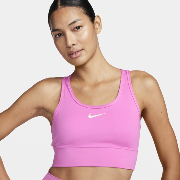 Nike Women's Alate Coverage Light-Support Padded Sports Bra in White -  ShopStyle