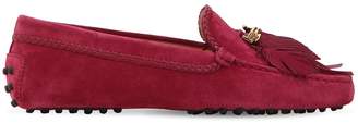 Tod's 10MM GOMMINO LEATHER LOAFERS W/ TASSELS