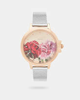 Thumbnail for your product : Ted Baker PRAZIA Printed mesh strap watch