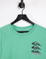 Thumbnail for your product : Quiksilver Colourful Land cropped T-shirt in green