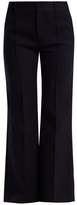 Thumbnail for your product : See by Chloe City Tailored Cotton Trousers - Womens - Navy