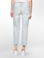Thumbnail for your product : Calvin Klein Straight Leg Ankle Light Wash Jeans