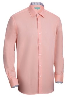 peach dress shirt