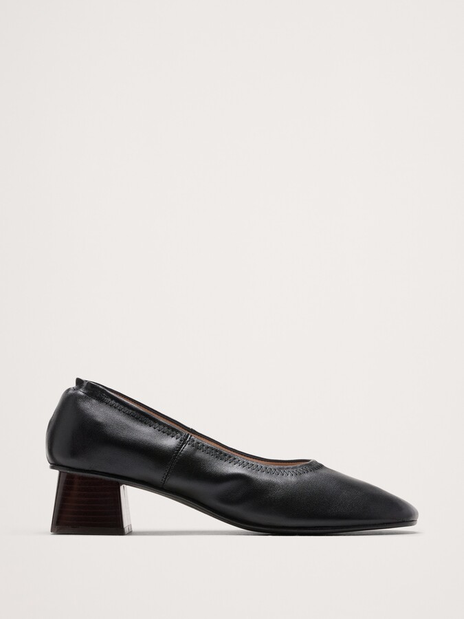 Banana Republic Zac Leather Heel by Flattered
