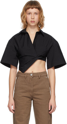 Jacquemus Black 'La Chemise Capri' Short Sleeve Shirt