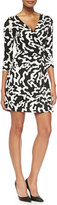 Thumbnail for your product : Diane von Furstenberg New Julian Two Printed Mini Wrap Dress