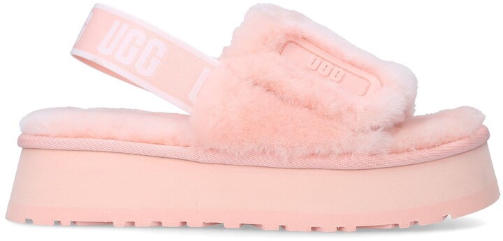 pink ugg platform slippers